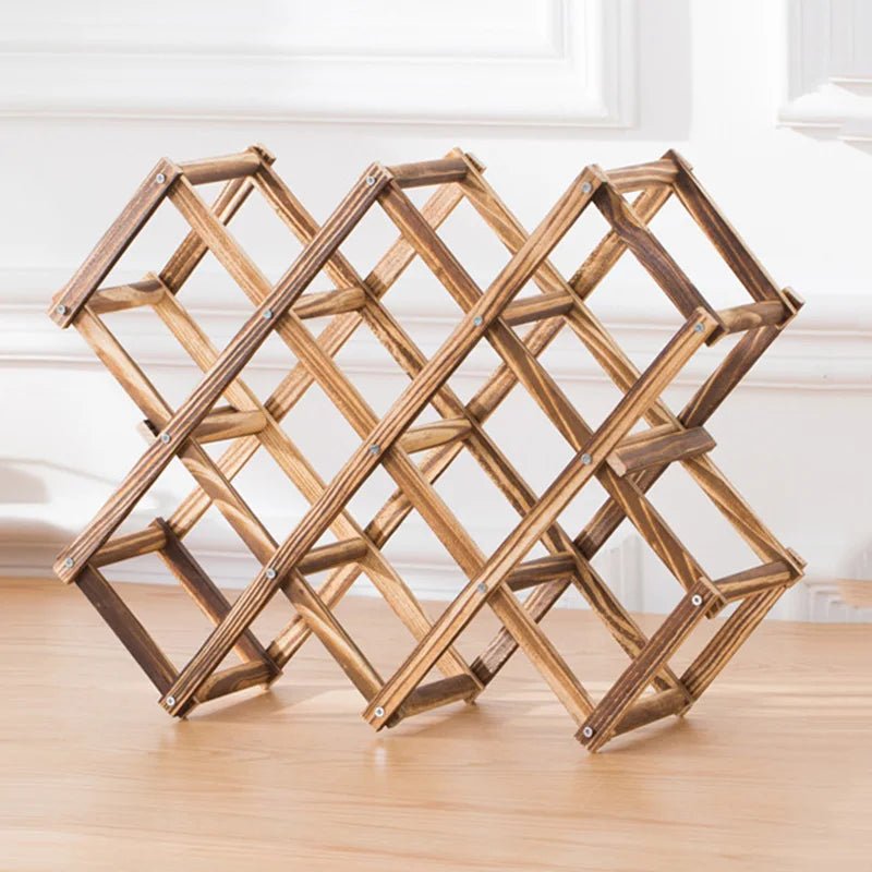 Modern Wooden Wine Rack - Handy House