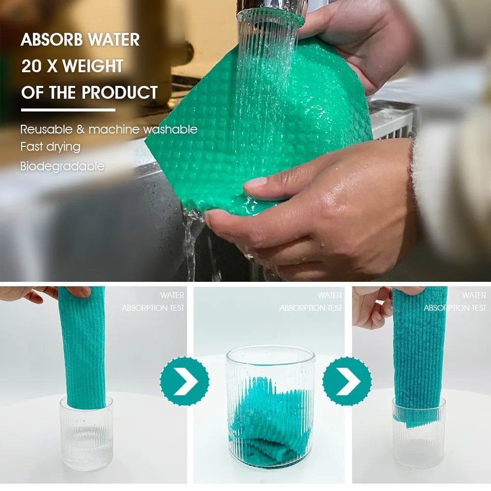 10Pcs Reusable Swedish Dishcloths - Handy HouseKitchen Accessories