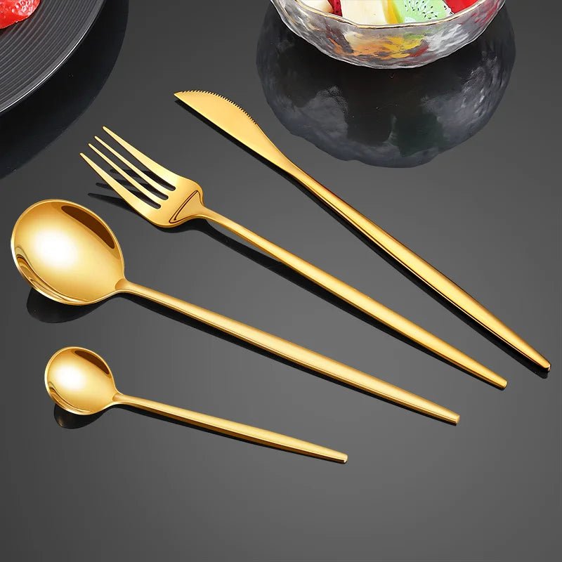 24pcs Stainless Steel Cutlery Set - Handy HouseKitchen Accessories