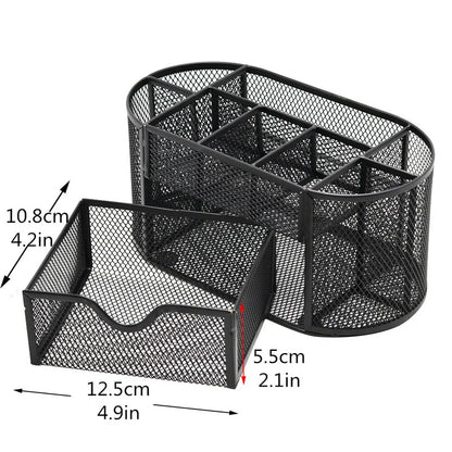 Stainless Steel Mesh Desk Organiser