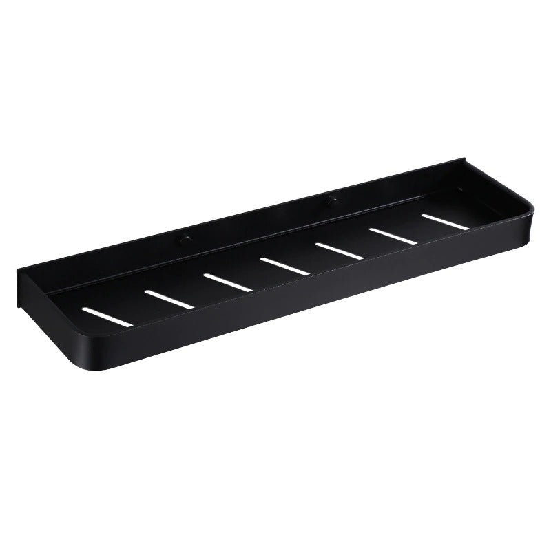 Aluminium Bathroom Shelf - Black - Handy House