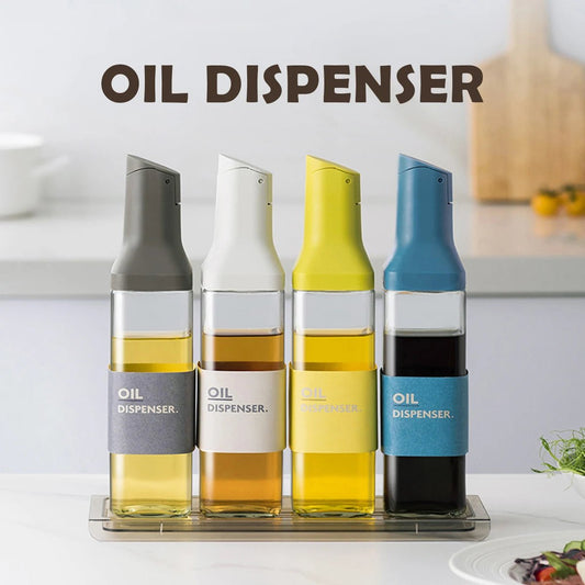 Automatic Opening Glass Oil Storage Bottle - Handy House