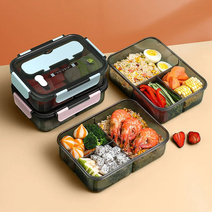 BPA - Free 3 Compartment Lunch Box - Handy House