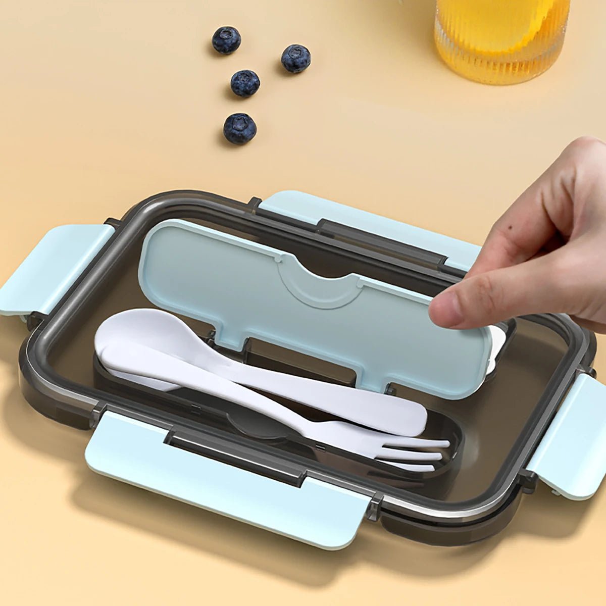 BPA - Free 3 Compartment Lunch Box - Handy House