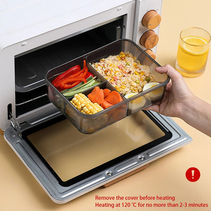 BPA - Free 3 Compartment Lunch Box - Handy House