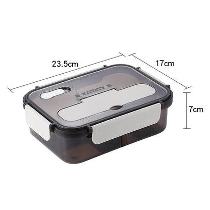 BPA - Free 3 Compartment Lunch Box - Handy House