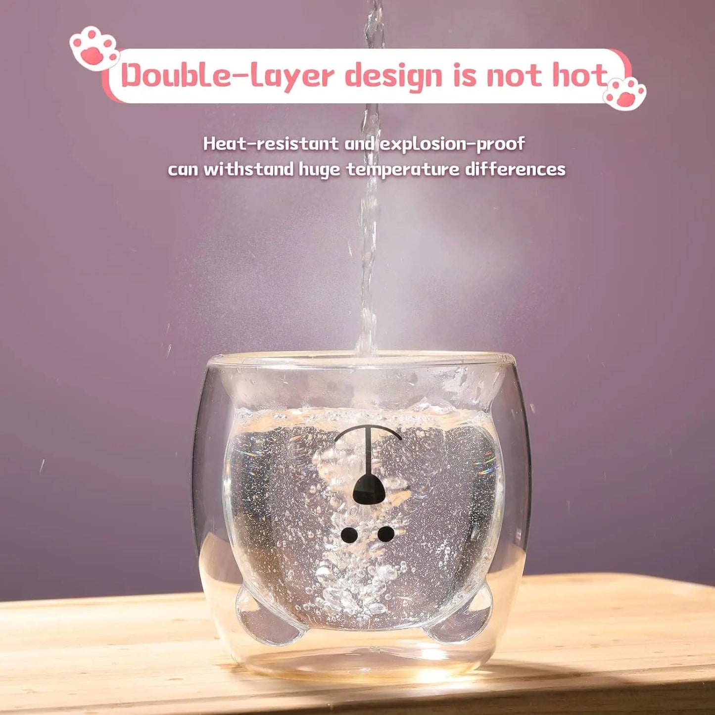 Cute Animal Double - layer Coffee Mug - Handy House