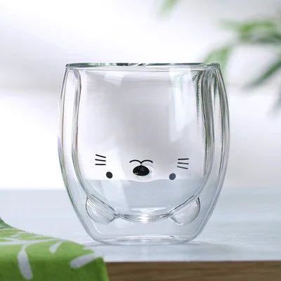Cute Animal Double - layer Coffee Mug - Handy House