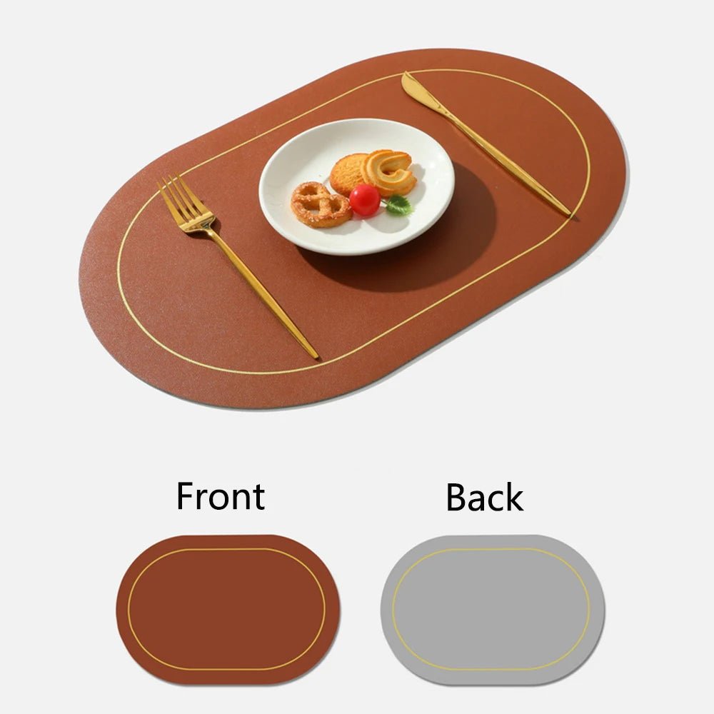 Dual - Sided Dining Plate Mats - Handy House