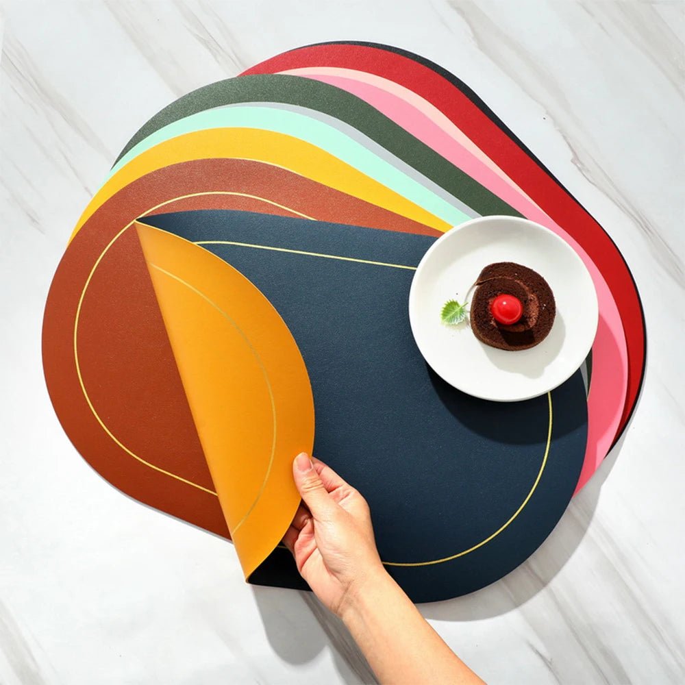 Dual - Sided Dining Plate Mats - Handy House