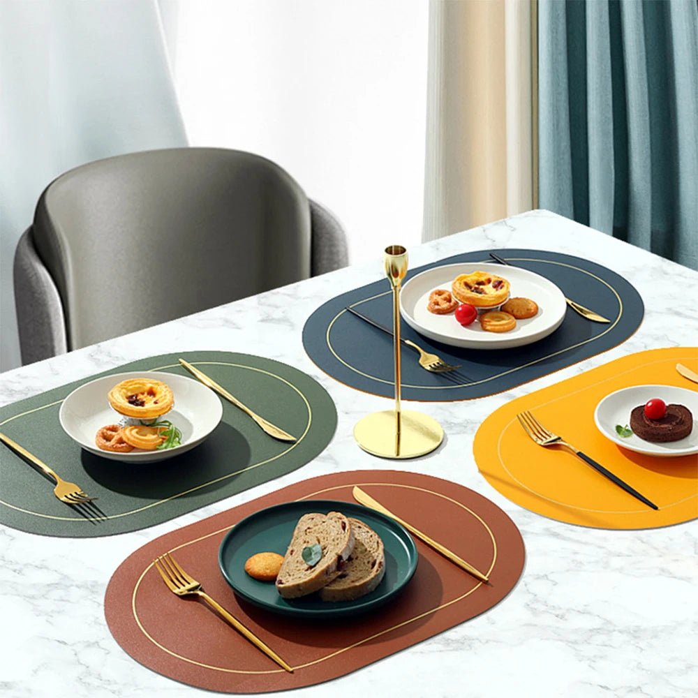 Dual - Sided Dining Plate Mats - Handy House