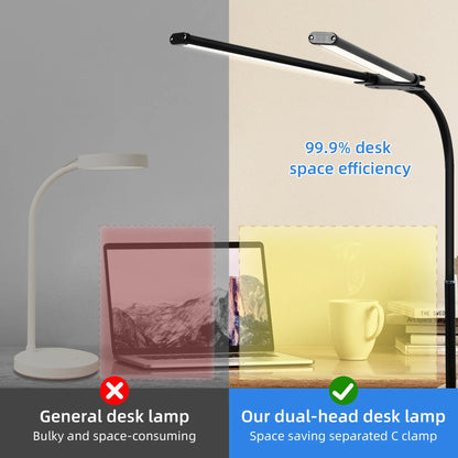 LED Dimmable Double Head Table Lamp - Handy House
