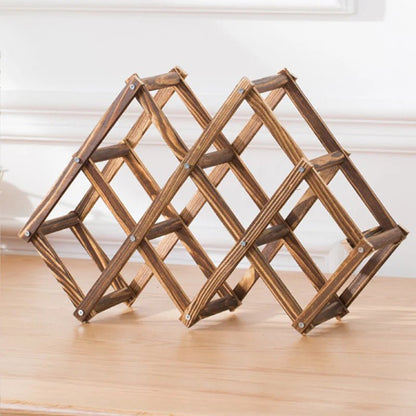 Modern Wooden Wine Rack - Handy House