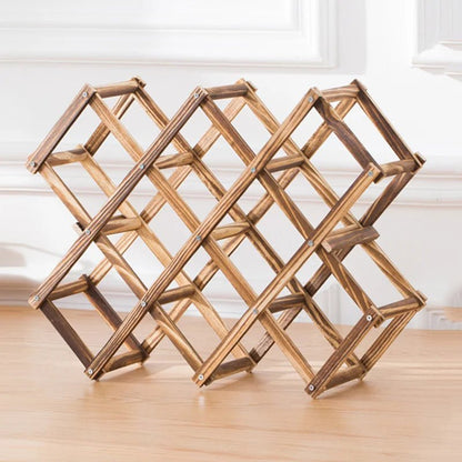 Modern Wooden Wine Rack - Handy House