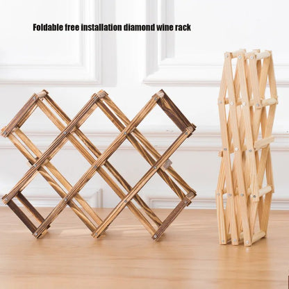 Modern Wooden Wine Rack - Handy House