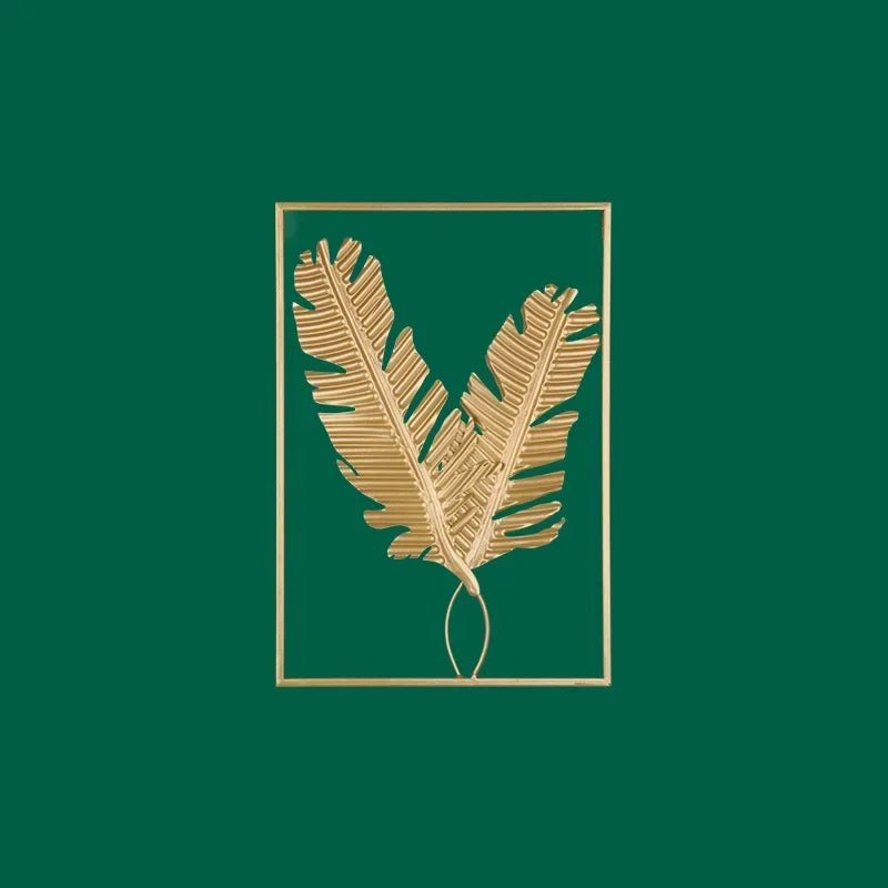 Nordic Metal Leaf Plant Hanging Wall Decor - Handy House
