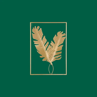 Nordic Metal Leaf Plant Hanging Wall Decor - Handy House