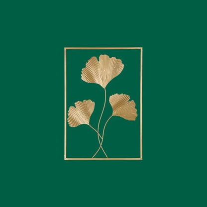 Nordic Metal Leaf Plant Hanging Wall Decor - Handy House