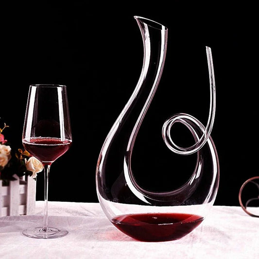 Premium Crystal Swirl 1500ml Decanter - Handy House