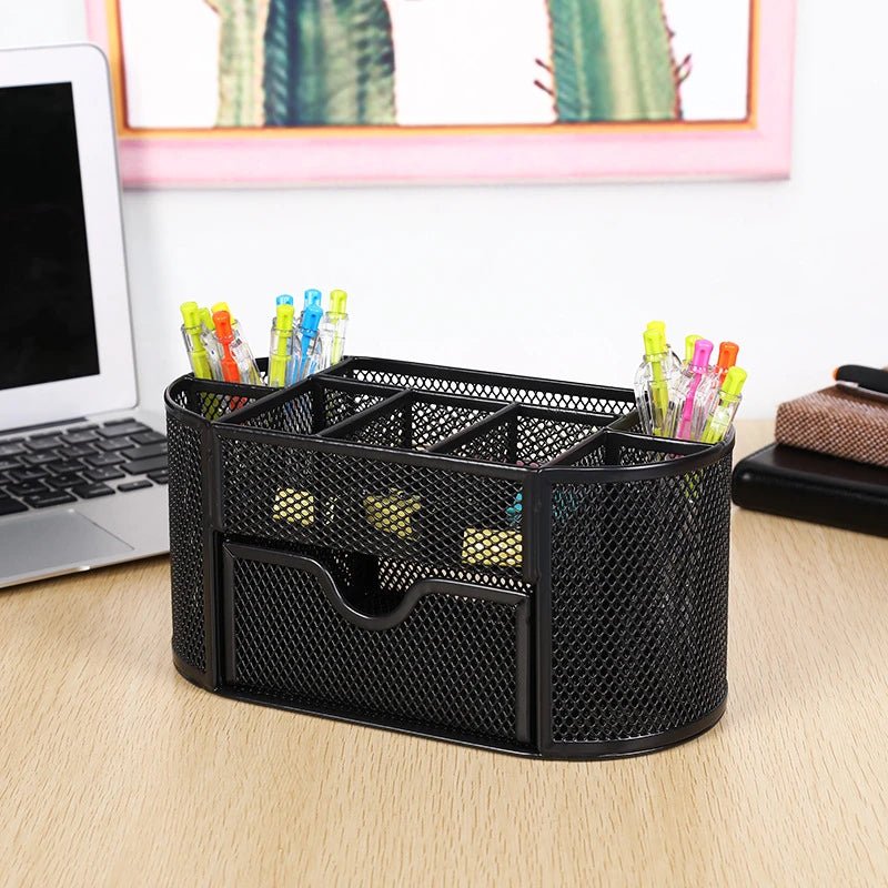 Stainless Steel Mesh Desk Organiser - Handy House