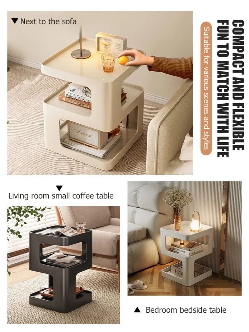 Unique Stacked Side Table - Handy House